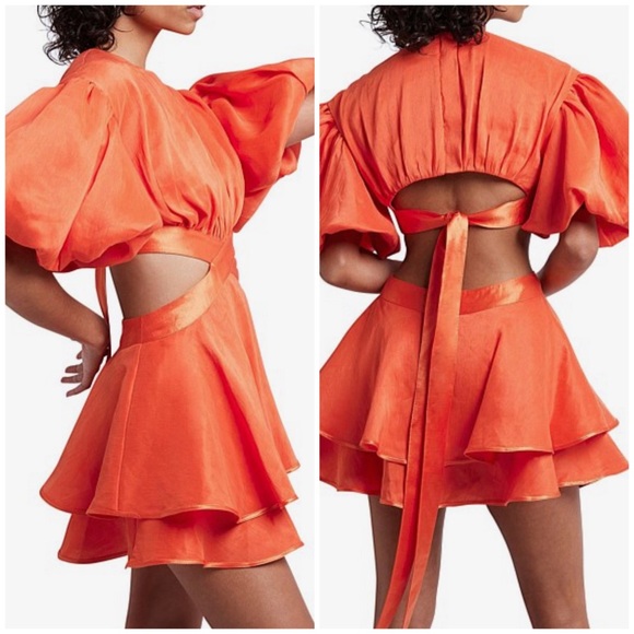 SOLD Aje Gracious Cut-Out Mini Dress - Picture 3 of 14